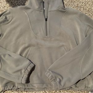 lululemon brushed softstreme half zip